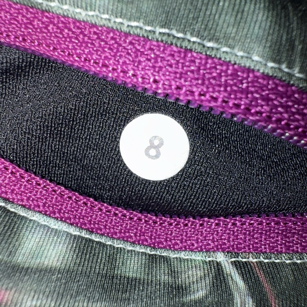 Lululemon Run Inspire Crop II All Full-On Luxtreme size 8 Pigment Wave Multi - Picture 7 of 8